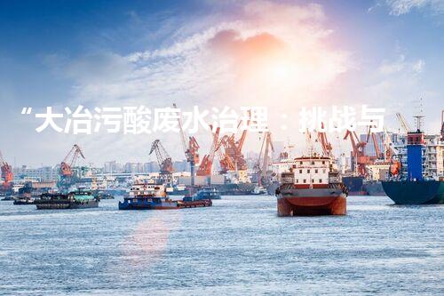 “大冶污酸废水治理：挑战与机遇”