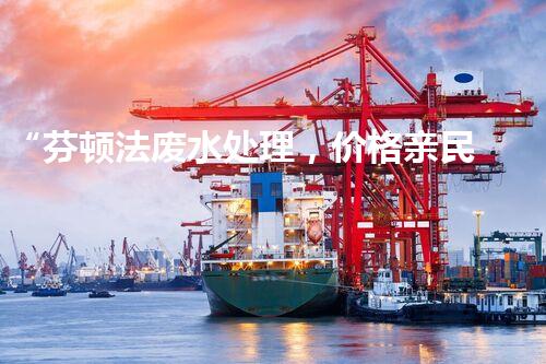 “芬顿法废水处理，价格亲民环保新选择！”