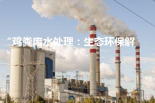 “鸡粪废水处理：生态环保解决方案”