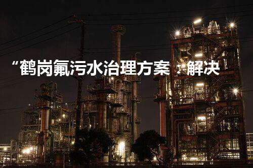 “鹤岗氟污水治理方案：解决废水污染难题”