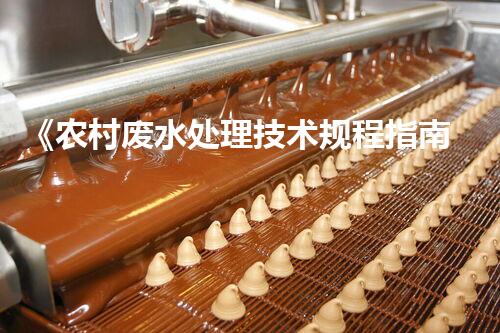 《农村废水处理技术规程指南》