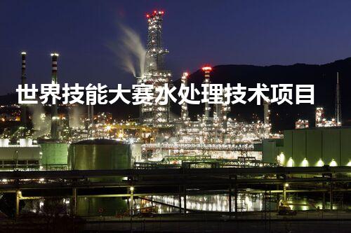 世界技能大赛水处理技术项目介绍
