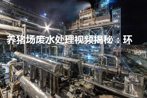 养猪场废水处理视频揭秘：环保新技术如何颠覆传统处理方式？
