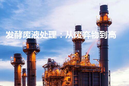 发酵废液处理：从废弃物到高附加值资源