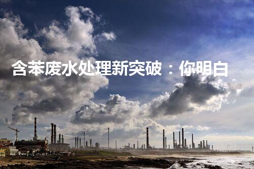 含苯废水处理新突破：你明白吗？