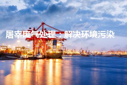 屠宰废气处理：解决环境污染之谜！