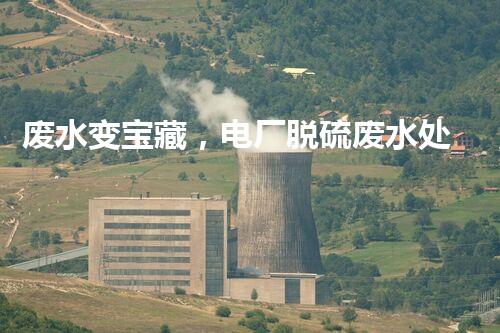 废水变宝藏，电厂脱硫废水处理新探索？
