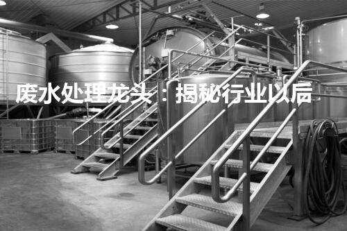 废水处理龙头：揭秘行业以后进展的关键技术和趋势？