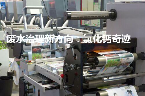 废水治理新方向：氯化钙奇迹，解决环境难题？