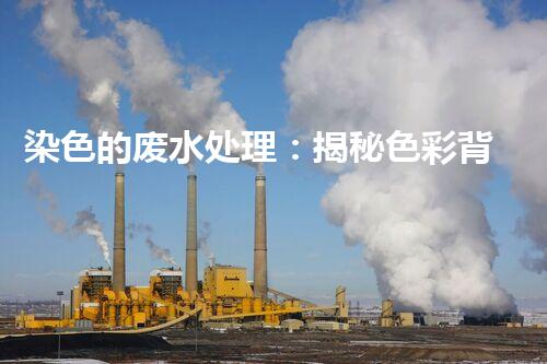 染色的废水处理：揭秘色彩背后的环保科技！