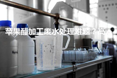 苹果醋加工废水处理难题？高效低耗的新方案在哪里！
